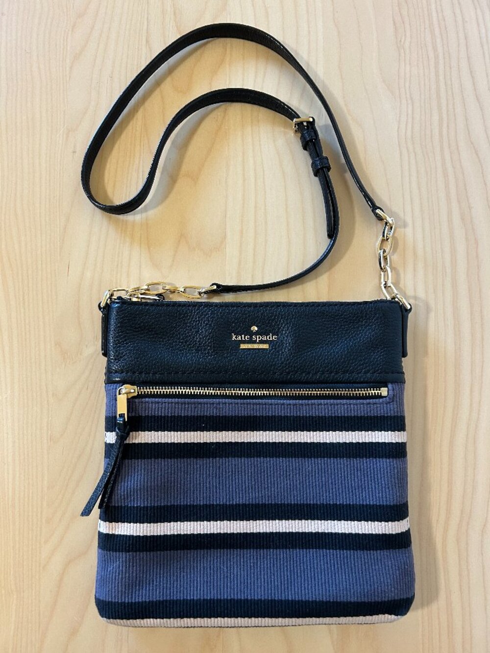 Kate Spade Striped Crossbody Bag